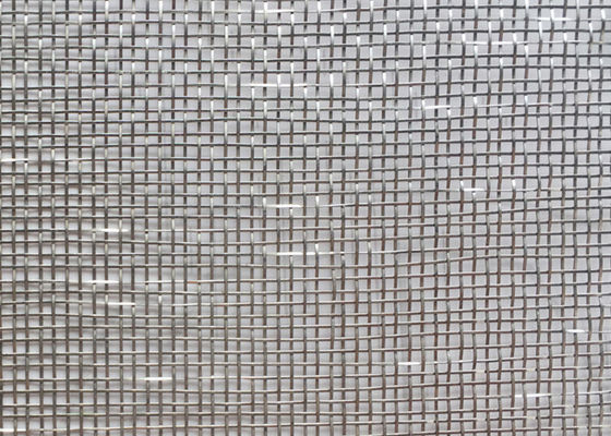 Uiterst dunne Architecturale Glas Gelamineerde Draad Mesh Brass Woven 0.5mm