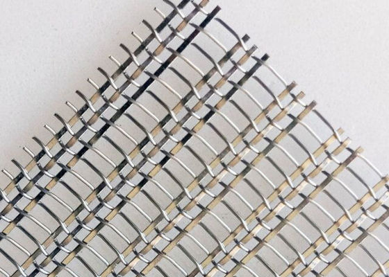 120m SS304 Glas Gelamineerde Draad Mesh Partitions