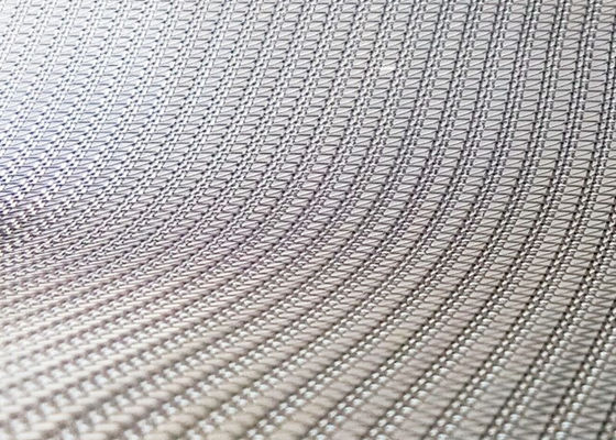 120m SS304 Glas Gelamineerde Draad Mesh Partitions