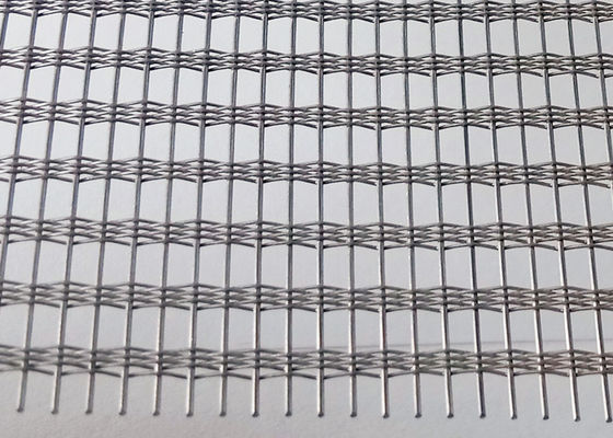 250cm Breekbare Glas van het Roestvrij staalscherm het niet met Draad Mesh Inside 41,4% Gap