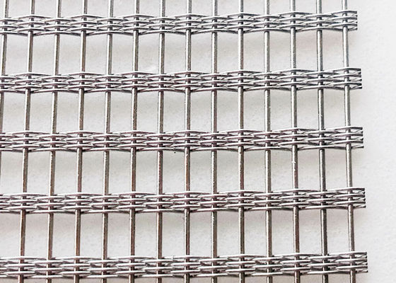 250cm Breekbare Glas van het Roestvrij staalscherm het niet met Draad Mesh Inside 41,4% Gap