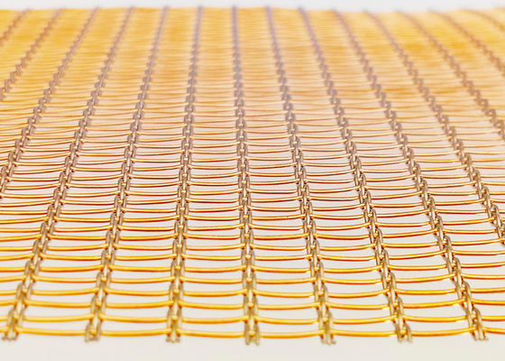 Bekleding van de Draadmesh eco woven copper wall van SHUOLONG SS304 de Glas Gelamineerde