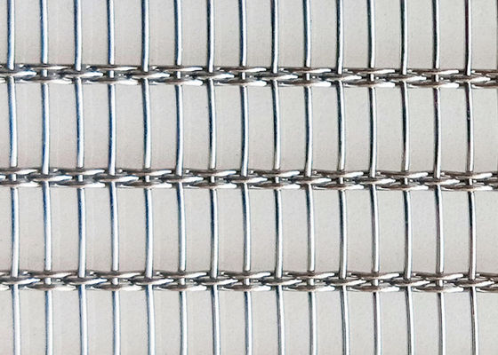 SS304 de Binnenlandse Draad Mesh Decorative Design 1.2mm van de glastussenlaag