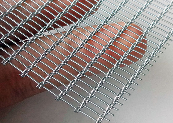 SS304 de Binnenlandse Draad Mesh Decorative Design 1.2mm van de glastussenlaag