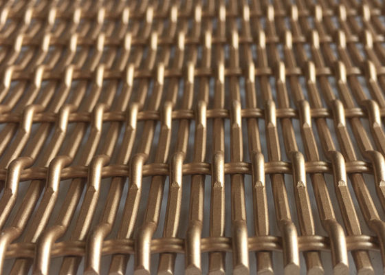 6.5ft van het de Draadnetwerk 26% van de Aluminiumlegering het Decoratieve Geweven Openingsgebied