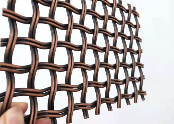 Legerings Decoratieve Geweven Draad met grote trekspanning Mesh Partitions 5ft voor Muren