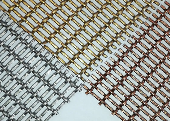 SHUOLONG 3.2mm het Architecturale Decoratieve Plafond Mesh Antishock van de Metaalschermen