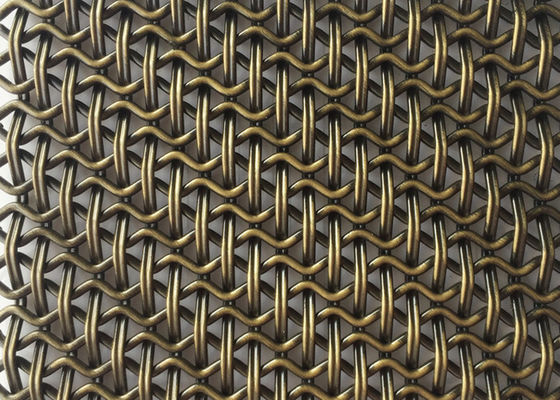Het slot plooide de Decoratieve Geweven Muren van Draadmesh eco facade architectural screen