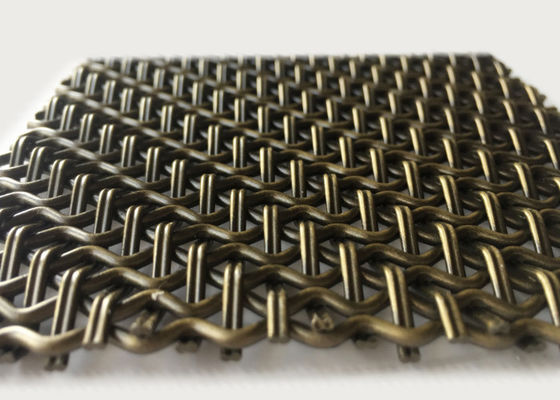 Het slot plooide de Decoratieve Geweven Muren van Draadmesh eco facade architectural screen