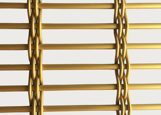 SGS de Goud Geweven Draad van het Roestvrij staalmetaal Mesh Room Divider 2×4m