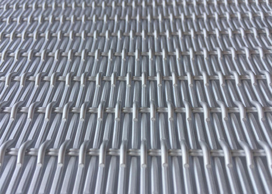 PVD 1.5m Witte Decoratieve Geweven Draad Mesh Anodized