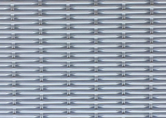 PVD 1.5m Witte Decoratieve Geweven Draad Mesh Anodized