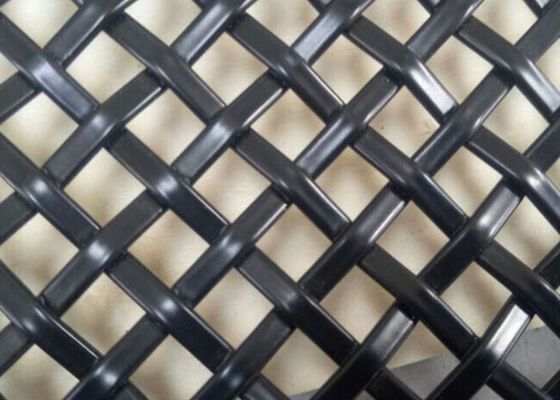 SS304 Antiwear Zwart Poeder Met een laag bedekt Mesh Decorative For Building Structures