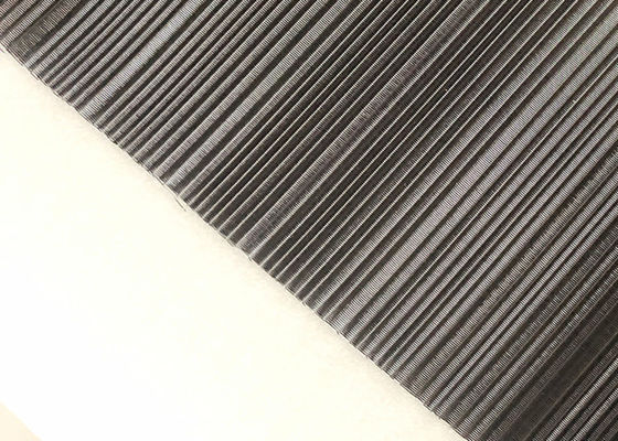 ISO 2.5m Geschilderde Zwarte de Muurbekledingen van Draadmesh screen laminated glass for