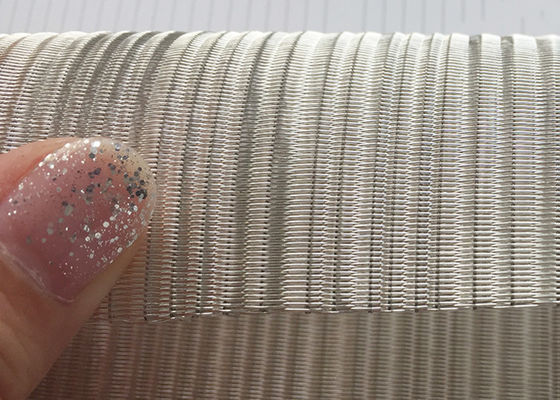 1m Vrij Olieglas met Metaal Mesh Interlayer 304 Ss Geweven Draadnetwerk