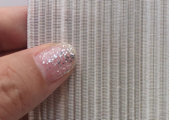 1m Vrij Olieglas met Metaal Mesh Interlayer 304 Ss Geweven Draadnetwerk