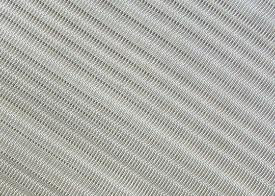 1m Vrij Olieglas met Metaal Mesh Interlayer 304 Ss Geweven Draadnetwerk