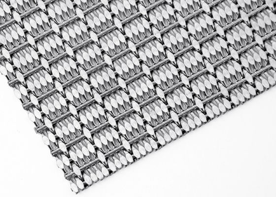 Duurzame PVDF Geweven Draad Mesh Panels Cladding Enclosures Weather Resisitant