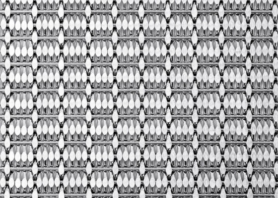 Duurzame PVDF Geweven Draad Mesh Panels Cladding Enclosures Weather Resisitant