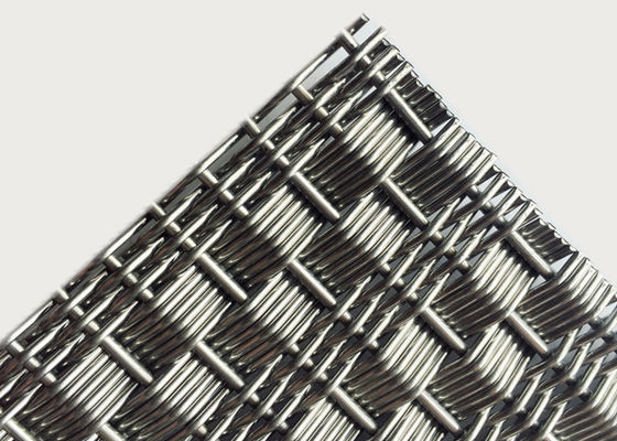 Geweven Architecturale Decoratieve SGS 4.5mm van het Schermmesh stainless steel dik
