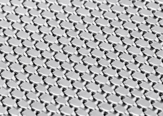 OEM 1.5mm Decoratief Metaal Mesh Screen 15ft Architectuur van de de Stoffenvoorgevel van de Staaldraad
