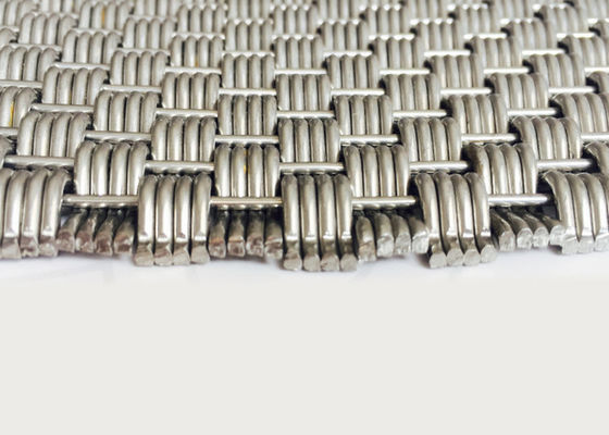 Natuurlijke Kleur van Mesh Panels AISI 316L van de verdelingen de Decoratieve Geweven Draad