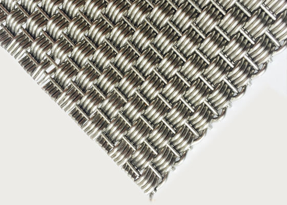 Natuurlijke Kleur van Mesh Panels AISI 316L van de verdelingen de Decoratieve Geweven Draad