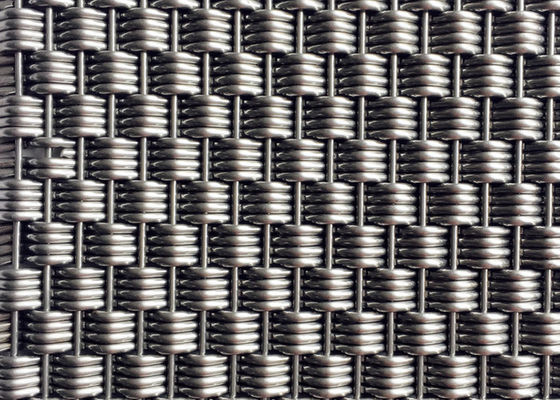 Natuurlijke Kleur van Mesh Panels AISI 316L van de verdelingen de Decoratieve Geweven Draad