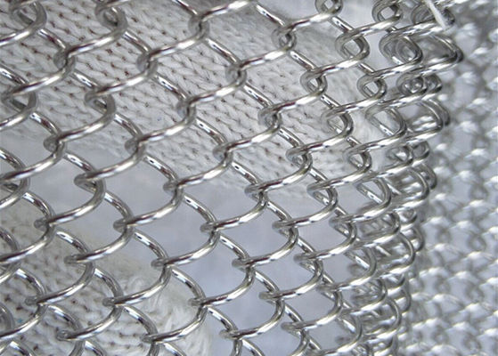 Het vrije Metaal Mesh Shower Curtain Outdoor Dividers 12m van het Oliess316l Staal