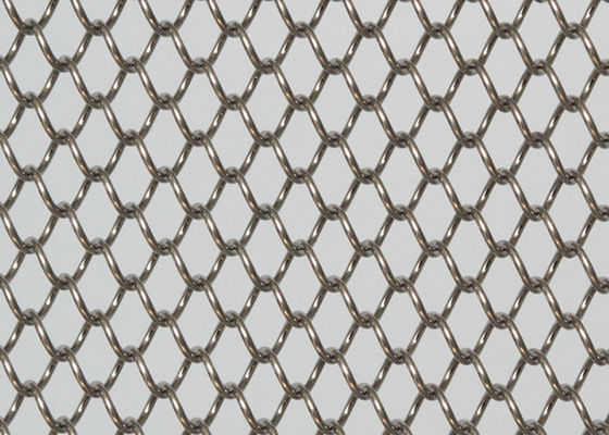 Het vrije Metaal Mesh Shower Curtain Outdoor Dividers 12m van het Oliess316l Staal