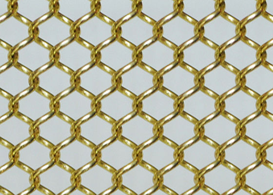 Geanodiseerde Oxydatie 10ft het Gordijndraad Mesh Curtains Partition Walls van de Metaalrol