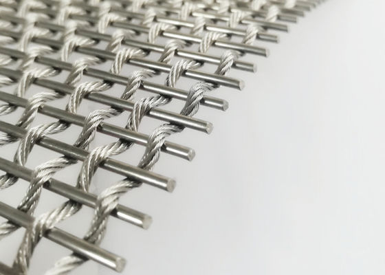 Het Flexibele Metaal Mesh Fabric 3.8mm van ISO9000 Alu
