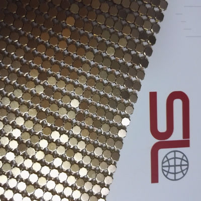 Weefselodm van de het Lovertjestof van het Luxemetaal Gouden Zilveren het Aluminiumlegering