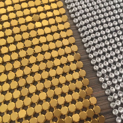 SGS van de Lovertjesoilproof van het Bekledingsaluminium het Metaalmetaal Mesh Fabric For Clothing