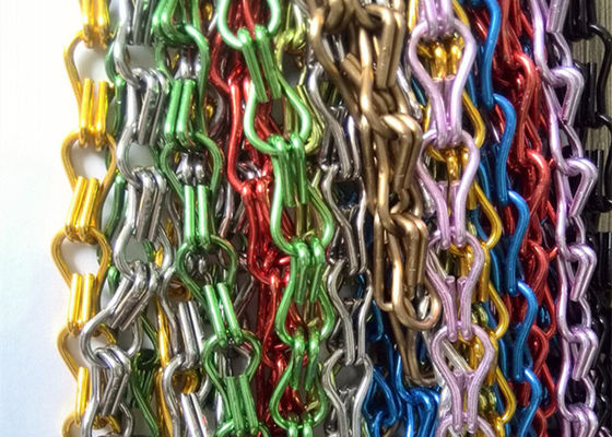 11mm 23mm Antiwear de Deurgordijn van Zandcolo aluminium chain fly screen