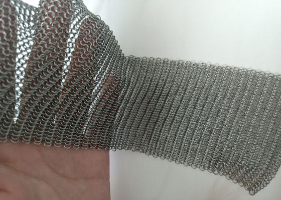 De decoratieve Natuurlijke Kleur van Chainmail Ring Mesh Curtain Screen Building Facades