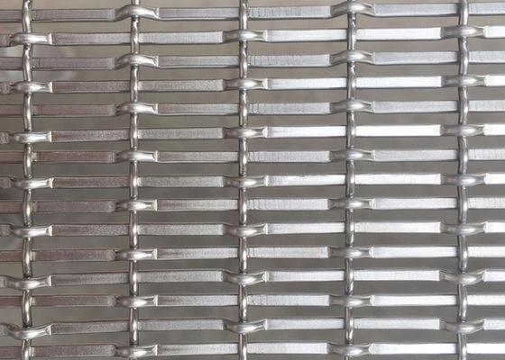 3mm de Dikke Verdelers van Roestvrij staal Architecturale Mesh Woven Wire Screen Space