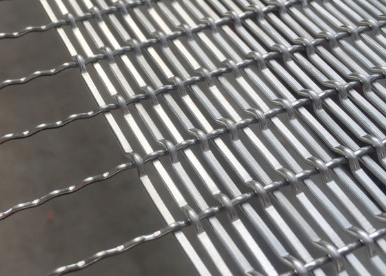 3mm de Dikke Verdelers van Roestvrij staal Architecturale Mesh Woven Wire Screen Space