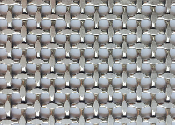 Natuurlijke Kleurenss316 Metaal Geweven Draad Mesh Decorative For Railing