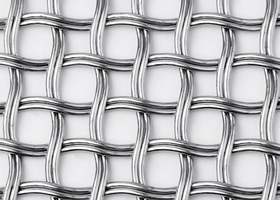 Cirkelmesh shape helical stainless steel Geplooide Draad Mesh For Partitions