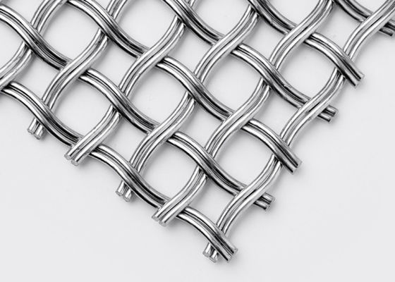 Cirkelmesh shape helical stainless steel Geplooide Draad Mesh For Partitions