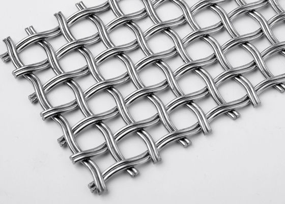 Cirkelmesh shape helical stainless steel Geplooide Draad Mesh For Partitions