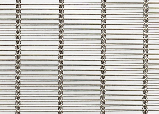 Geweven MetalFabric-Bekleding 3.5mm Architecturaal Metaal Mesh Curtain