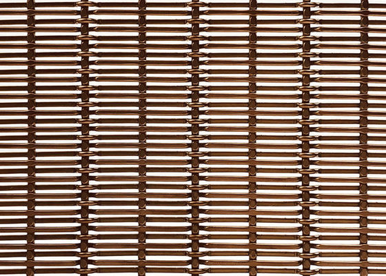 4mm de Decoratieve Geweven Draad Mesh For Screen Wall Cladding van Roestvrij staalpvd