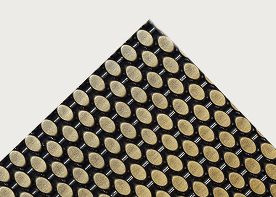 De stijve Architecturale Voorgevel van Mesh Decorative Panels For Building van de Roestvrij staaldraad