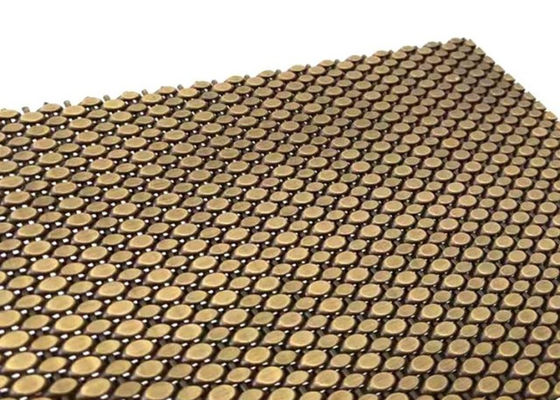 SS304 architecturale Geweven Draad Mesh Antique Brass Decorative Nets voor Bekleding