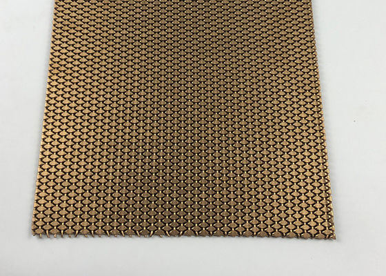 Roestvrij staal Geweven 3.2mm Architecturaal Metaal Mesh For Building Cladding