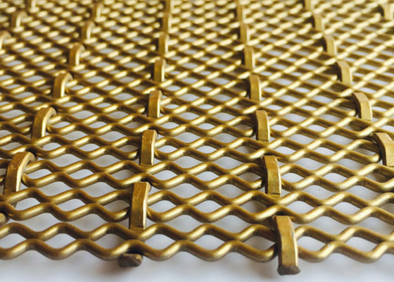4.5mm Netwerk van de Voorgevel Decoratief Geweven Draad 4.0m X 2.0m