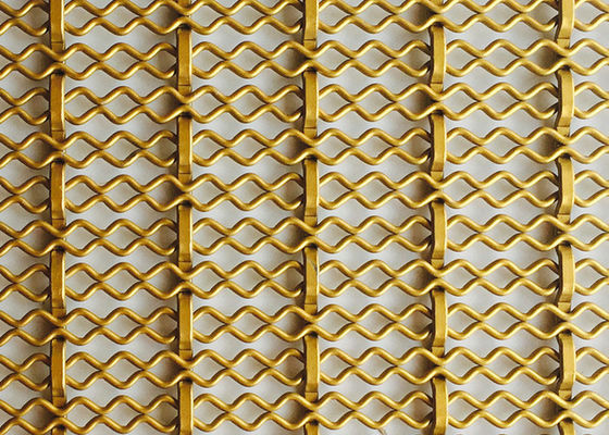 4.5mm Netwerk van de Voorgevel Decoratief Geweven Draad 4.0m X 2.0m