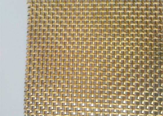 Geweven Metaalcomités 3.2mm Roestvrij staal Geplooid Mesh For Cabinet Doors
